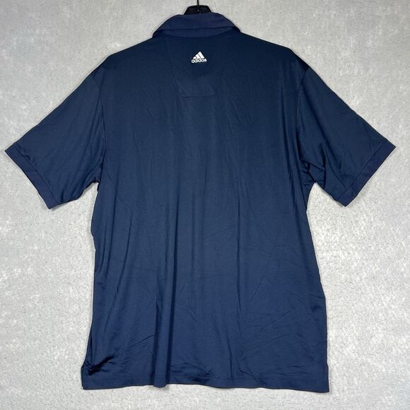 Adidas Florida Atlantic Owls Polo Shirt FAU Men’s Large Navy Blue Short Sleeve - Picture 7 of 11